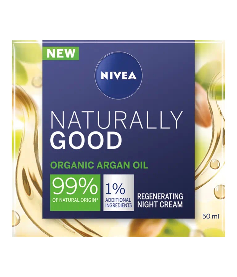 NIVEA NATURALLY GOOD Organic Argan Oil Night Cream